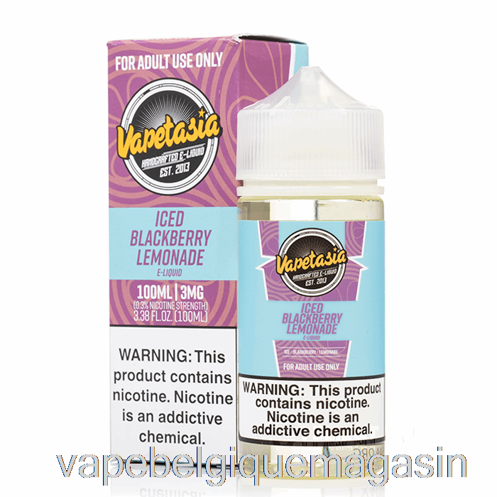 Jus De Vape Limonade Glacée Aux Mûres - Vapetasia - 100ml 3mg